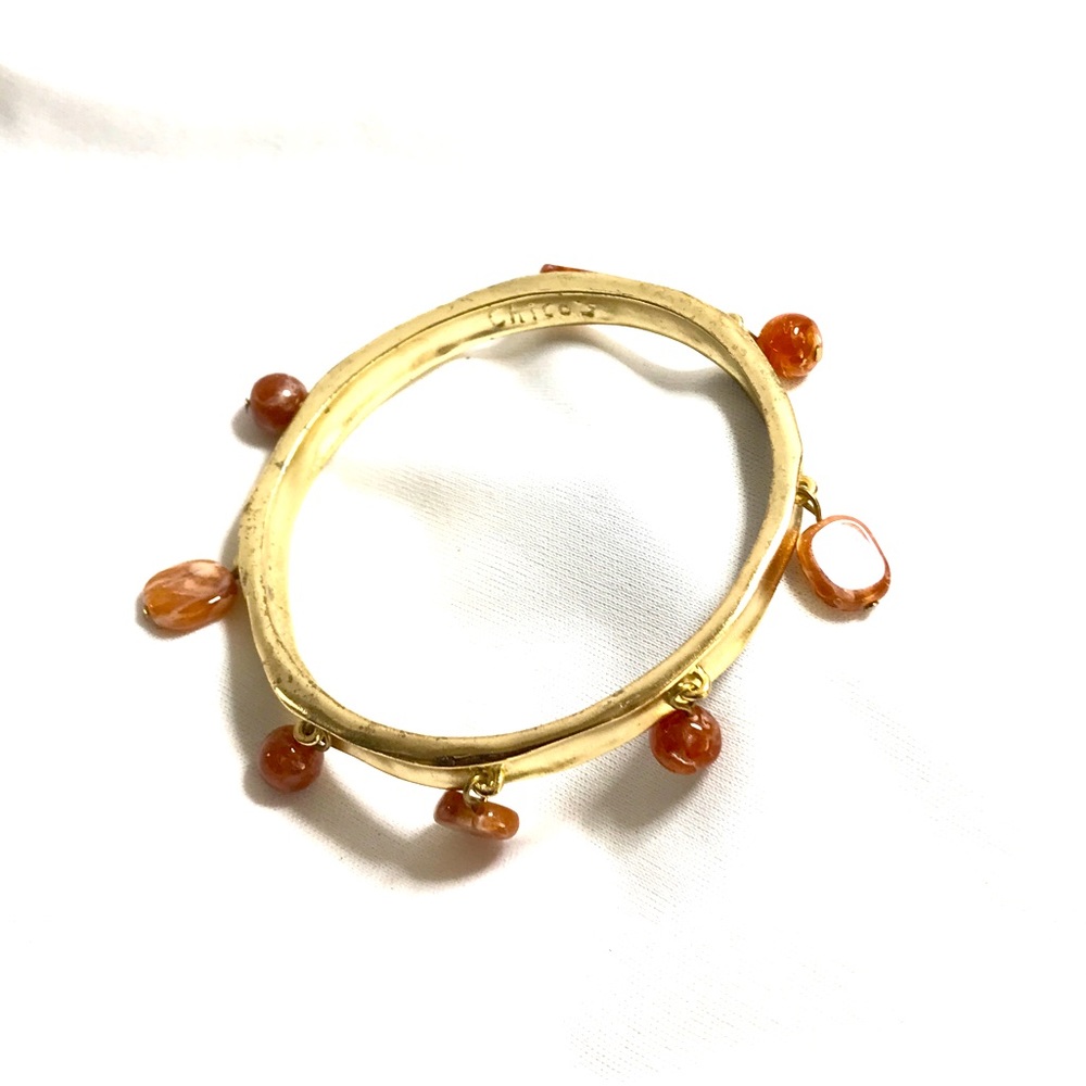 Chico’s Gold toned bangle bracelet